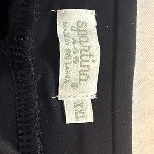 Spartina 449 Black Ankle Pants